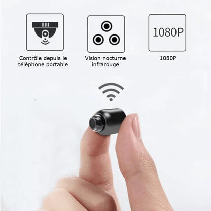 InvisiCam™ | Mini Caméra de Sécurité Full HD 4K