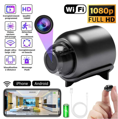 InvisiCam™ | Mini Caméra de Sécurité Full HD 4K