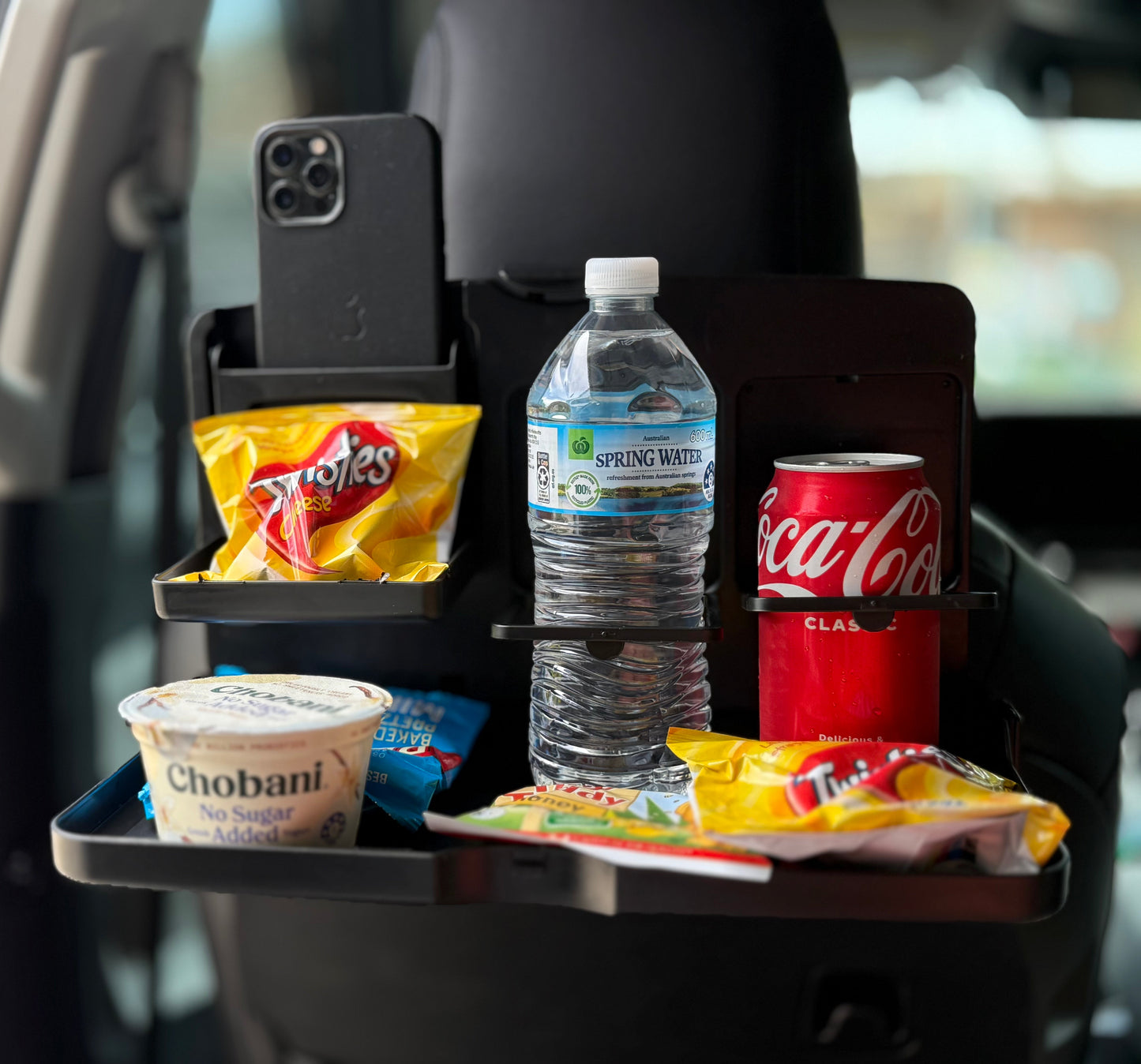 SnackGo™ | Plateau de voiture pliable multifonction