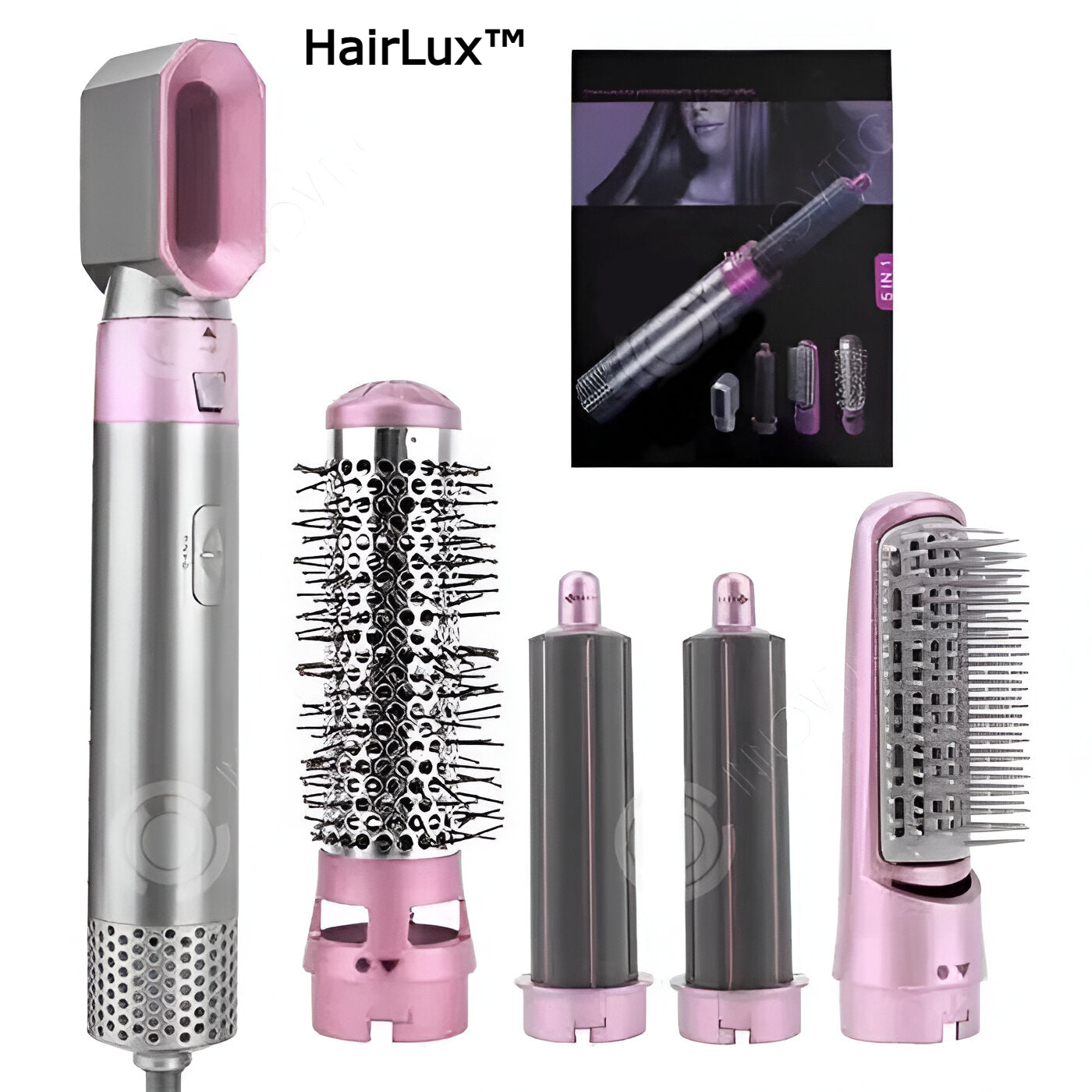 HairLux™ | MultiStyler 5 en 1 – L’outil ultime pour des coiffures impeccables ✨