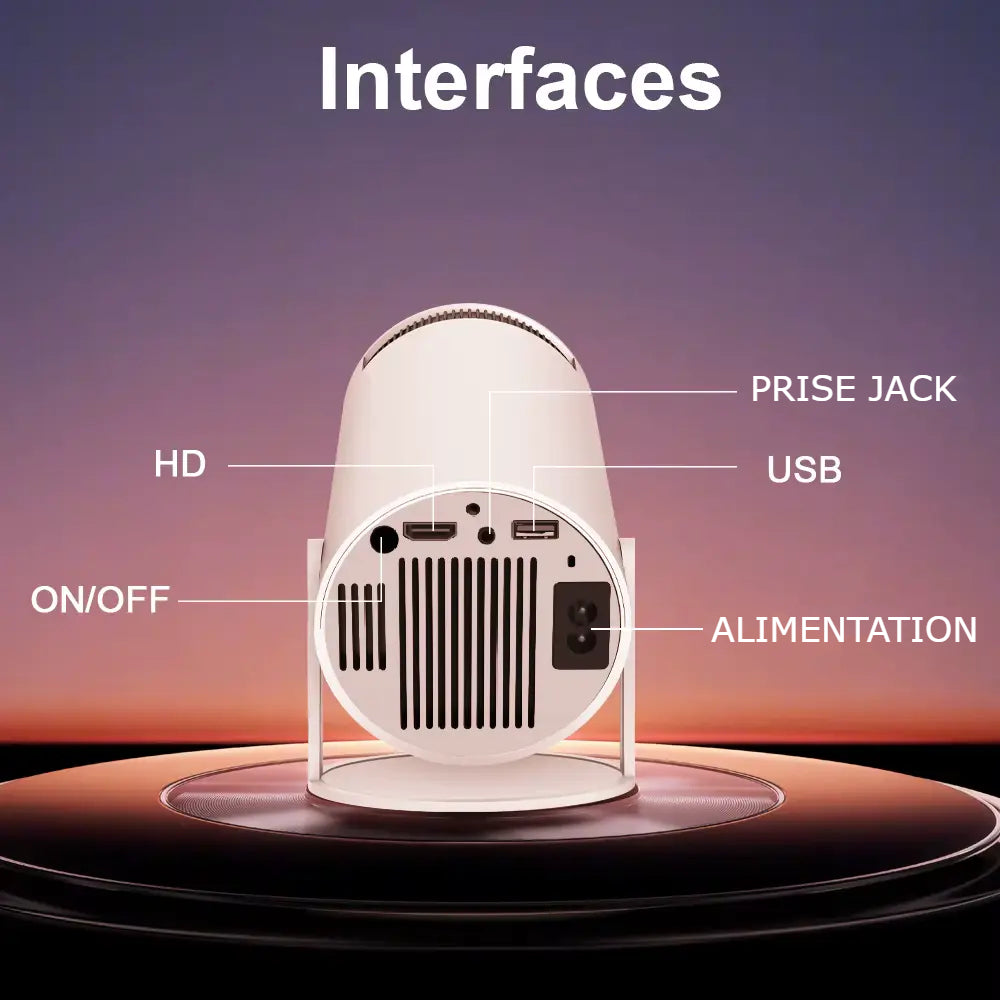 CINEMAX | Projecteur TV, 4K, Android 11, Wifi 6