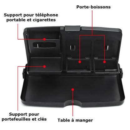 SnackGo™ | Plateau de voiture pliable multifonction