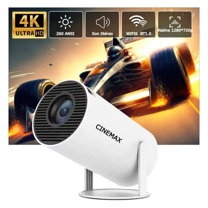 CINEMAX | Projecteur TV, 4K, Android 11, Wifi 6