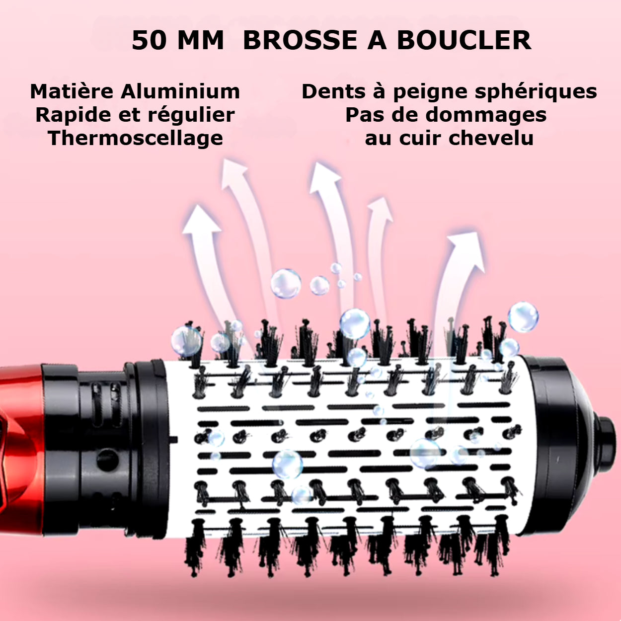 HairFlex™ |  Brosse à air chaud rotative, Lisseur, Volumateur