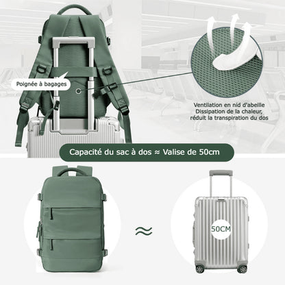 TravelMate™ | Le sac à dos de voyage tout-en-un indispensable