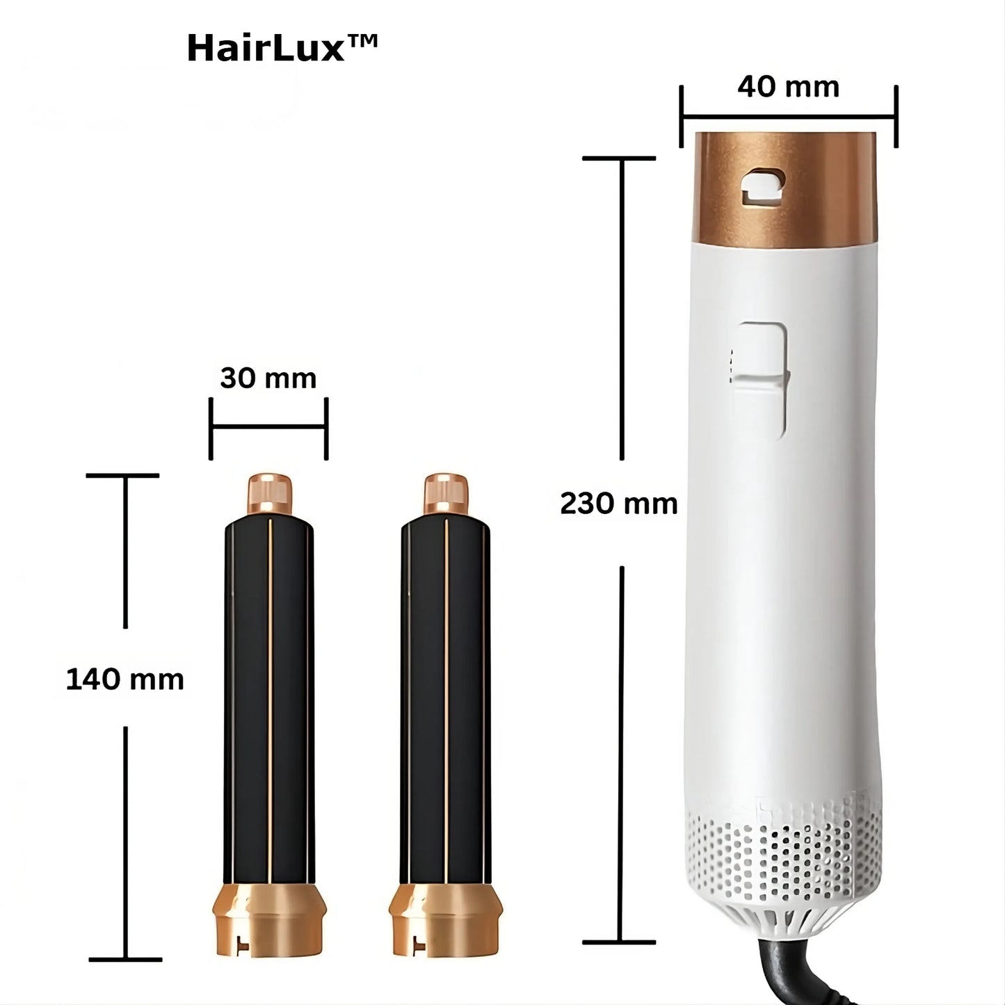 HairLux™ | MultiStyler 5 en 1 – L’outil ultime pour des coiffures impeccables ✨