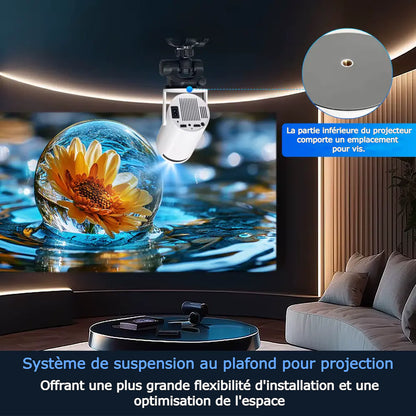 CINEMAX | Projecteur TV, 4K, Android 11, Wifi 6