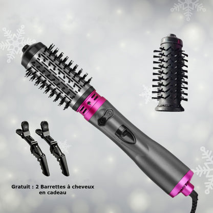 HairFlex™ |  Brosse à air chaud rotative, Lisseur, Volumateur