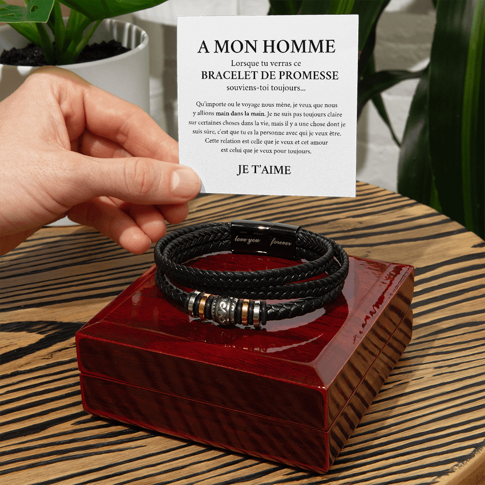 Promethee | A Mon Homme - Bracelet De Promesse