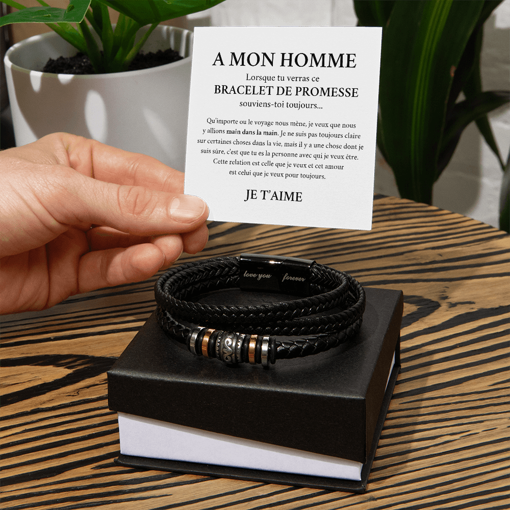 Promethee | A Mon Homme - Bracelet De Promesse